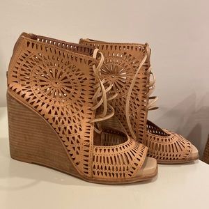 Jeffrey Campbell Wedge Sandals Size 8 Worn Once